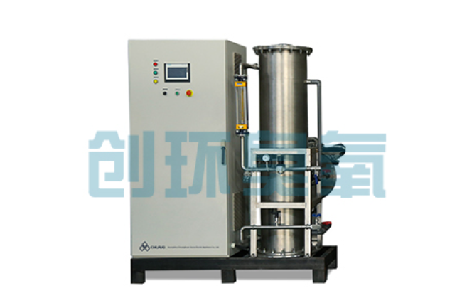 运河高色度印染废水生化后仍不达标?臭氧发生器深度脱色工艺如何兜底?